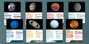 Planets Information Posters