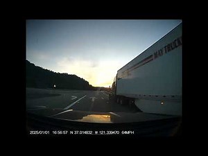 Driving through Pacheco Pass in California