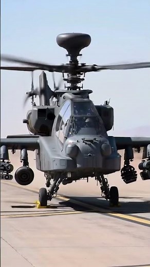 Attack Helicopter Airbase Landing #airforce