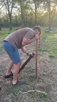 Homemade T Post Driver