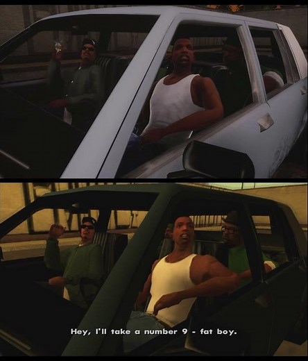 "I'll Have Two Number 9s..." | GTA: San Andreas (2004) vs Definitive Edition (2021) Comparison