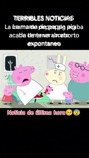 Terribles Noticias sobre Peppa Pig