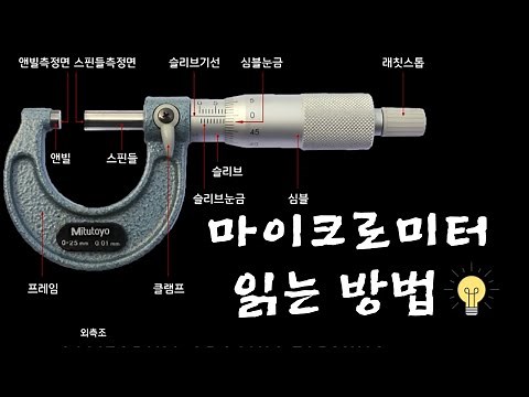 [Measurement Course] How to Read a Micrometer / Part Names [Mechanical Engineer]