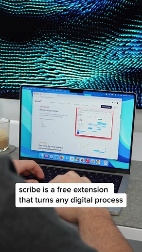 The best Chrome extension. Scribe is a free Google Chrome that can turn any digital process into a step-by-step guide. It’s as simple as turning on the Scribe recorder and walking through your process. Scribe automatically creates a how-to guide, complete with screenshots, instructions and clicks. It’s also super easy to share as it can either generate a link or you can export it to a PDF for easy file sharing If you’re interested in finding out more about Scribe, head over to the link in my bio