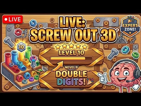 Sunday Chill Vibes ☕ Relaxing Screw Out 3D Gameplay (Level 10+)