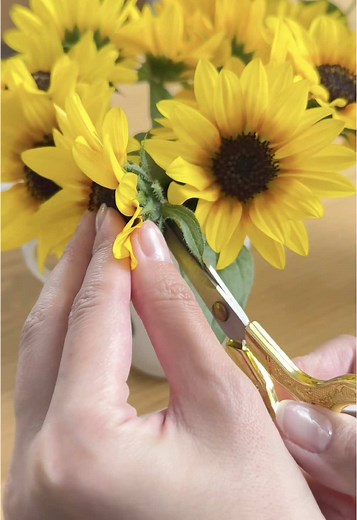 ひまわりの押し花アート制作ガイド