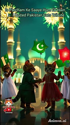 Under the Flag We Are One 🇵🇰 | United Pakistan Cats Tribute