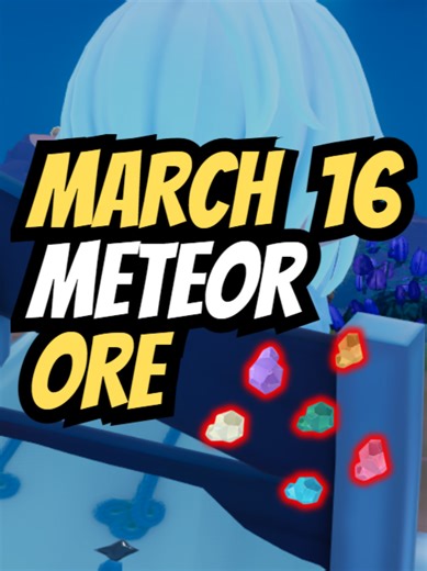 MARCH 16 | Meteor Shower | All 9 Starfall Ore Locations & Doris Guide | Heartopia #Heartopia #HeartopiaCreatorTeam