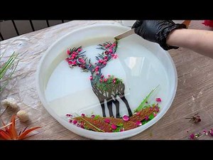 NO ONE SHOWS THIS! A Resin Table Idea You’ve Never Seen Before. DIY.