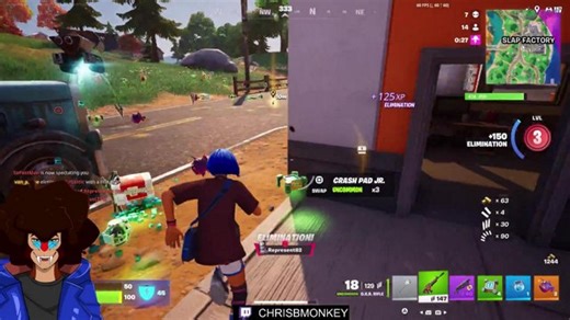 OMG Controller Aim Assist abuser using simple edit trash at building ong fr fr 🥀