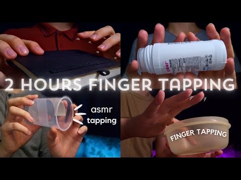 ASMR 2 HOURS Finger Tapping to RELAX Your ENTIRE Body | NO TALKING