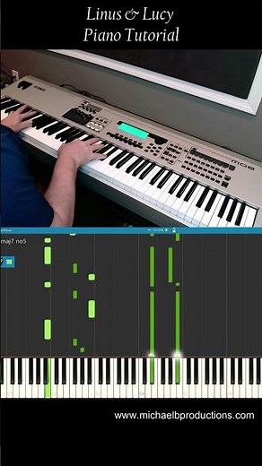 Linus and Lucy Piano Tutorial from A Charlie Brown Christmas