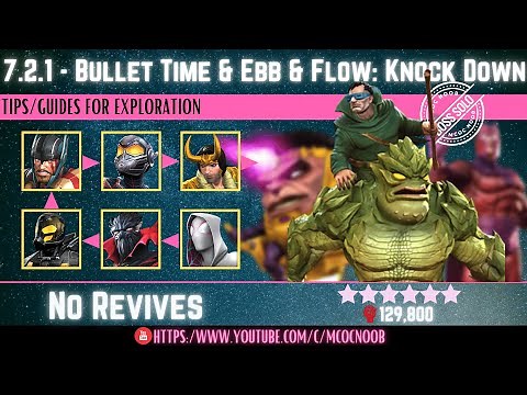 MCOC: Act 7.2.1 - Bullet Time & Ebb and Flow: Knockdown - (Book 2, Act 1.2) - Tips/Guides-No Revives