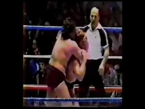 WWF World Champion Bob Backlund defends the Title against Adrian Adonis.