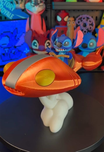 Stitch's Adventure in 3D Printing a Starship