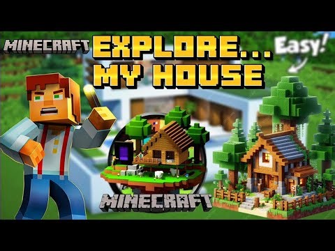 EXPLORE MY HOUSE | 🏠 TREE HOUSE | MINECRAFT GAME | #minecraft #gaming 
