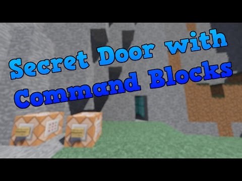 Minecraft - Secret Door with Command Blocks