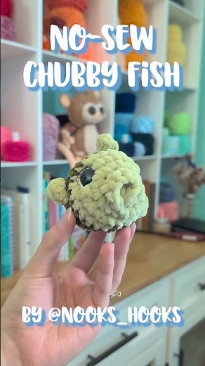 The Ultimate No-Sew Chubby Fish: 1 Pattern, 3 Adorable Sizes! 🐠🧶