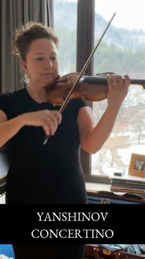 Yanshinov Concertino in A Minor – Poco Meno Mosso 🎻 Lyrical Violin Moment #shorts