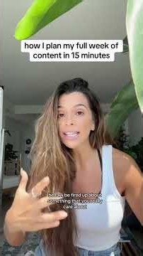Steal my 7 day TikTok content plan #contentcreator #tiktoktips... #Shorts #viralclubhouse_