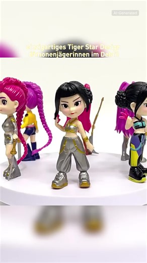 Neues Q-Version Dämonenjägerinnen-Tiger-Star-Figuren-Serie Merchandise Trendspielzeug-Modell #Chibi #Dämonenjägerinnen-Team #Star-Figur