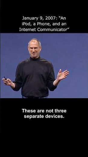 Steve Jobs introduced the world to the iPhone