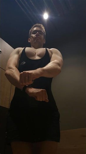muscle addicted boy shows his power pecs #muscle #bodybuilding #pecs # #posing #muscleworship
