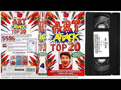 Art Attack 4 - Top 20 (1997, UK VHS)