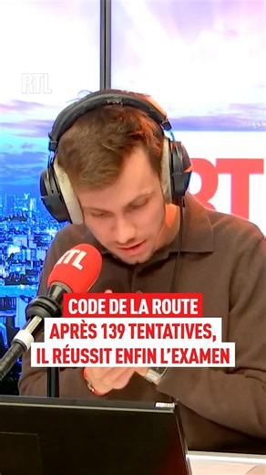 Code de la route : après 139 tentatives, il réussit enfin l’examen !