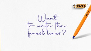 35K views · 80 reactions | The line between the BIC® Orange and other pens is not very fine. But the lines that the BIC® Orange writes are. Enjoy writing the finest lines with the BIC® Orange, in quality ink with a 0.8 point. | BIC Stationery | Facebook