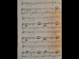 Mi par d'udire ancora（Les Pêcheurs de Perles）我仿佛在花丛里 （采珠人）piano accompaniment music 钢琴伴奏音乐