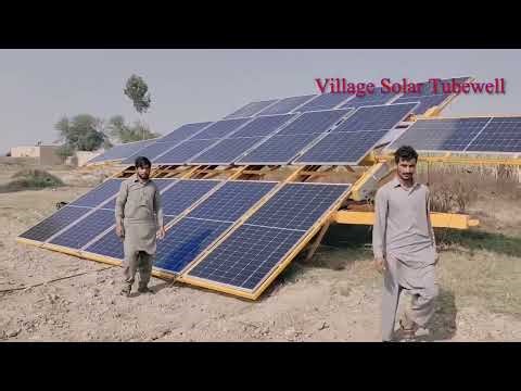 Portable Solar System | Easy Way to Move Solar Setup Anywhere | Village Solar Tubewell