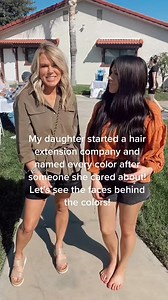 141_My daughter @jessi.jzstyles and the faces behind her hair extension colors 🤩 #jzstyles #jzstyleshairextensions #moth | Mama Style