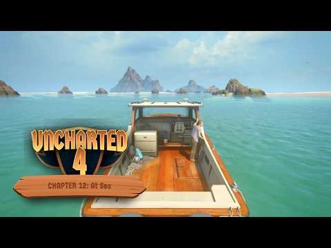 Uncharted 4 Chapter 12: At Sea | No Commentary Gameplay | PS4 HDR 60FPS
