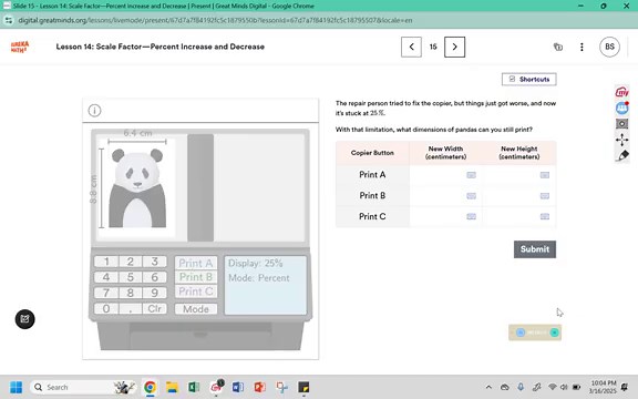 7th Grade Module 5 Lesson 14 (Eureka Math Squared)