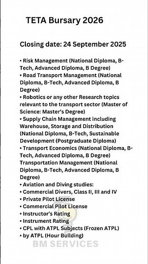 TETA Bursary. #apply #bursaries #education #foryou #educational #viralshort #fyp #applynow #shorts