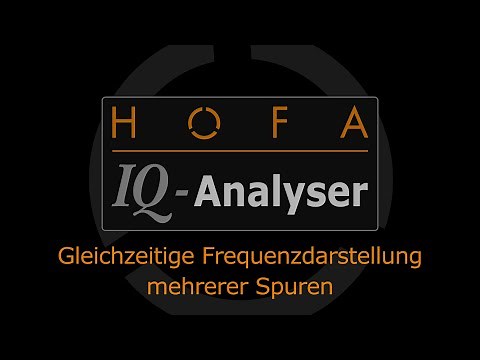 HOFA IQ-Series Analyser V2 | Besser Mischen mit Multitrack-Frequenzanalyse