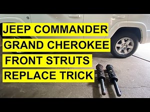 Front Struts/ Shock Replacement On Jeep Grand Cherokee, Jeep Commander 2005-2010
