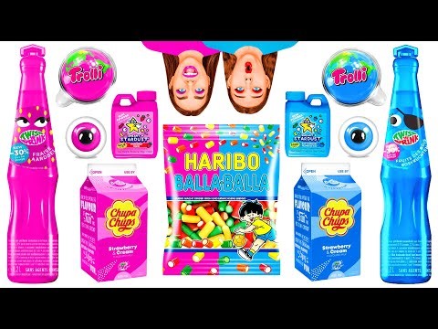 Pink Food vs Blue Food Color Challenge | Edible Battle by Fun Challenge