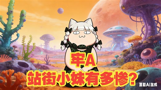 牢A😨站街小妹有多惨？⚠️斯奎奇大王