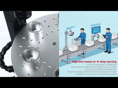 Visul system used to inspect product information and verify the completeness of the QR code print