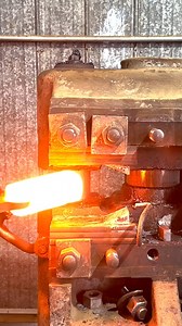 Forging a blacksmith hammer - cross pein. #blacksmith #forging #hammer | Timothy Dyck