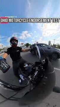Come with me to take the Ohio motorcycle license test 📷🏍️🔥🤙 #motorcycle #fyp #reels #bikeride