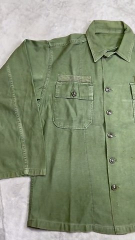 1960s US Army OG-107 Cotton Sateen Fatigue Shirt – Vietnam Era Military Issue - Etsy Canada