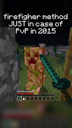 Firefighter method in Minecraft #firefighter #minecraft