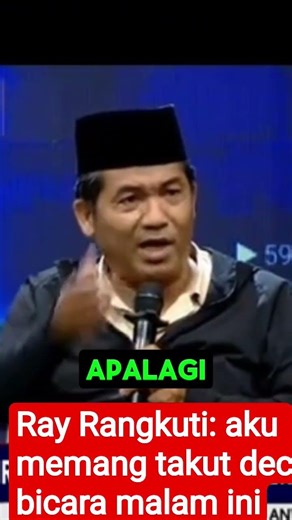Ray Rangkuti: aku memang takut dech bicara malam ini #rayrangkuti #viralshorts #comedy #socialmedia