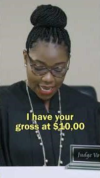 She Said 50/50 — Judge Turned It Into $1,391/Month#familycourt #justiceserved #judgevondab
