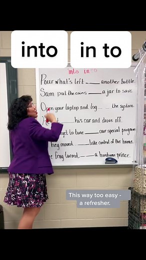 #grammarlesson #into #in #punctuation #Essay #Writing #teachingontiktok #Teachers #ESL #ACT #SAT #Englishasasecondlanguage