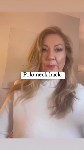 Polo neck hack I didn't know until recently trawling through Instagram!!! What do you think guys? How do you wear yours????#clothes #over40s #over40sstyle #poloneck #practicalandprecious #lifehack #irish | Practical Precious | Facebook