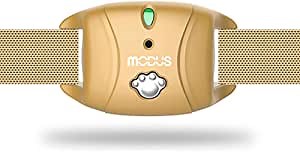 MODUS Bark Collar for Medium Large Dogs, Auto Anti Barking Control Training Collar with 3 Levels No Harm Shock Modes, Dual Recognition Prevent False Triggering, IPX65 Waterproof, Champaign Gold